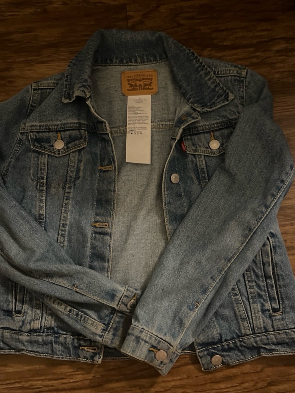 Levi's Light Blue Washed Denim Trucker Jacket